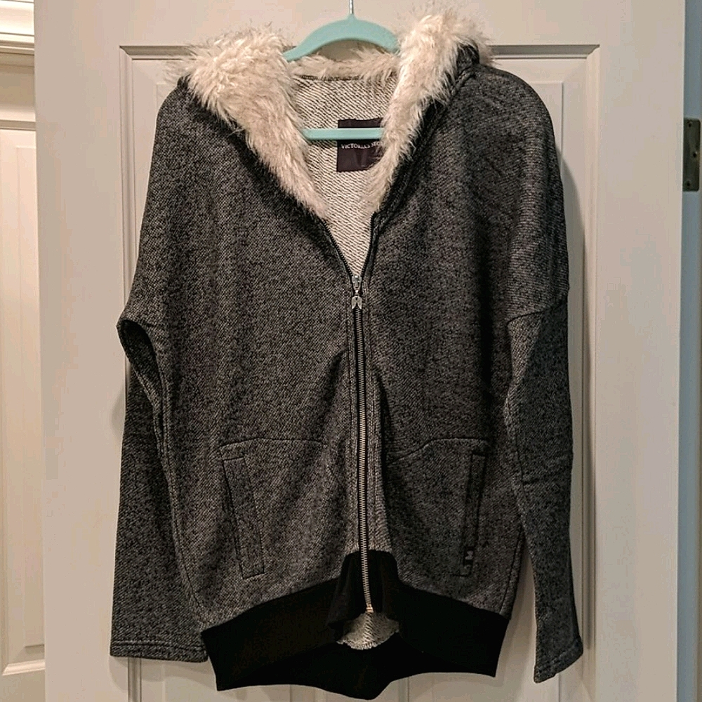 Victoria's Secret Angels faux fur hoodie